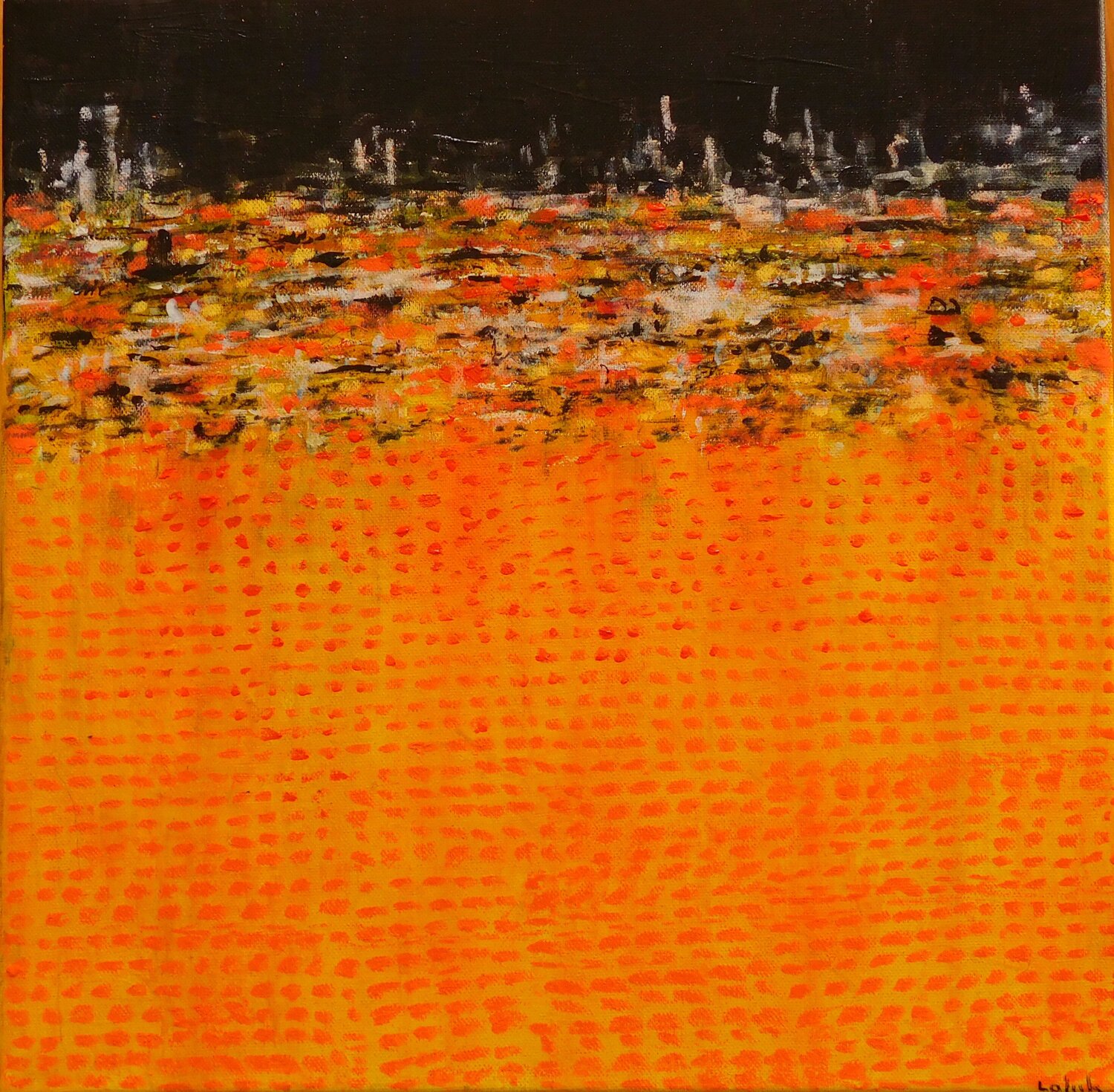 Desert Nights Nalan McCandless Original painting for sale