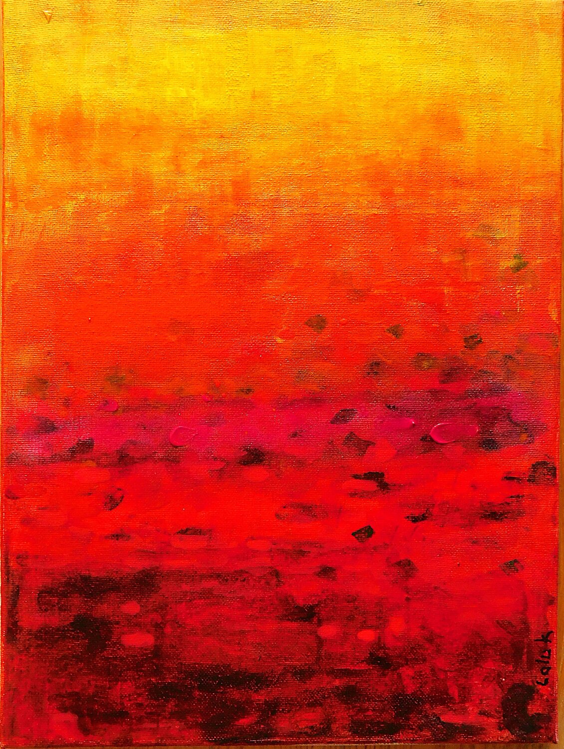 Glorious Sunset Nalan McCandless Original painting for sale