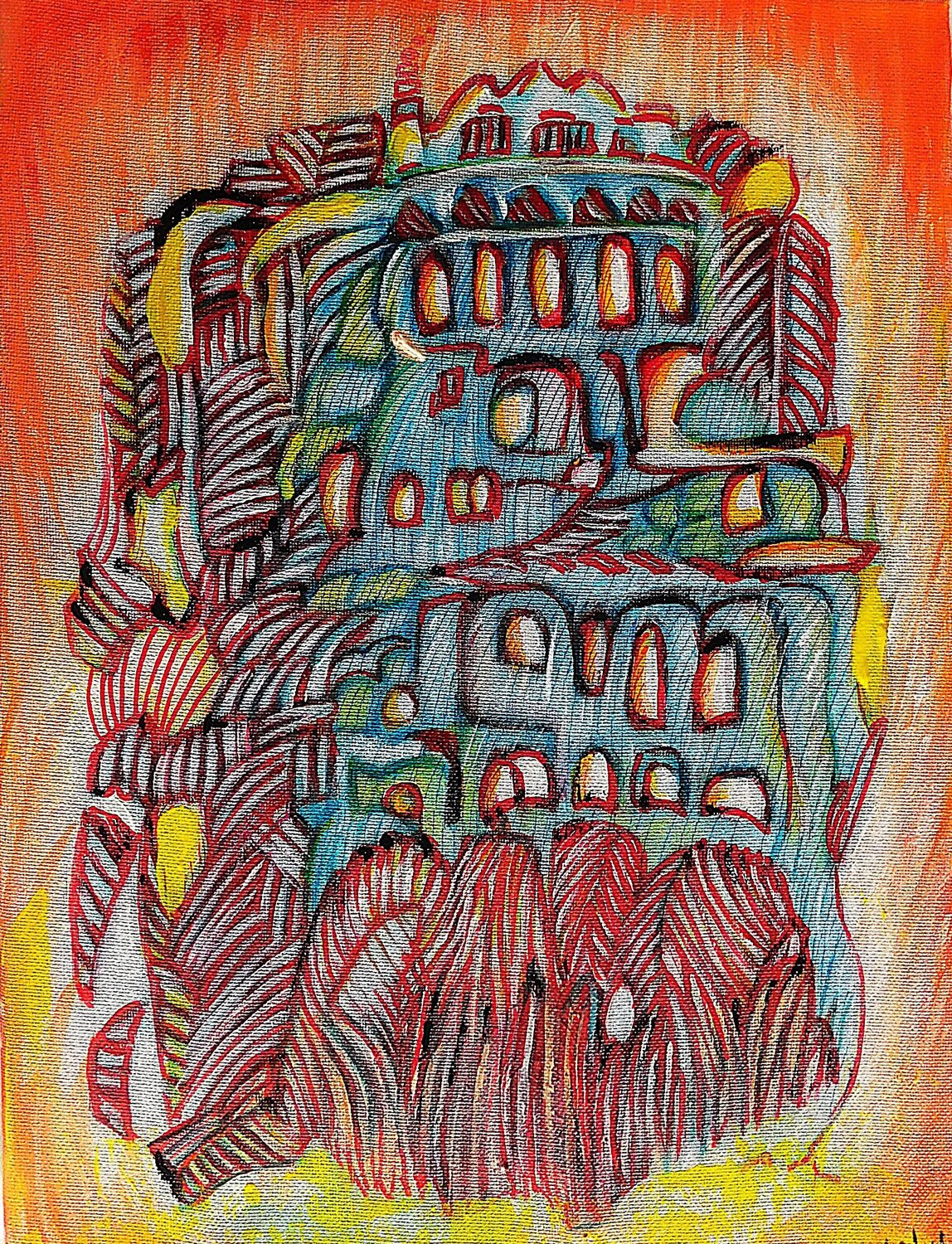 Hill House Nalan McCandless Original painting for sale