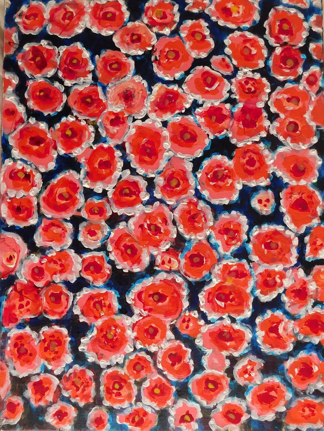 Poppy Show Nalan McCandless Original painting for sale
