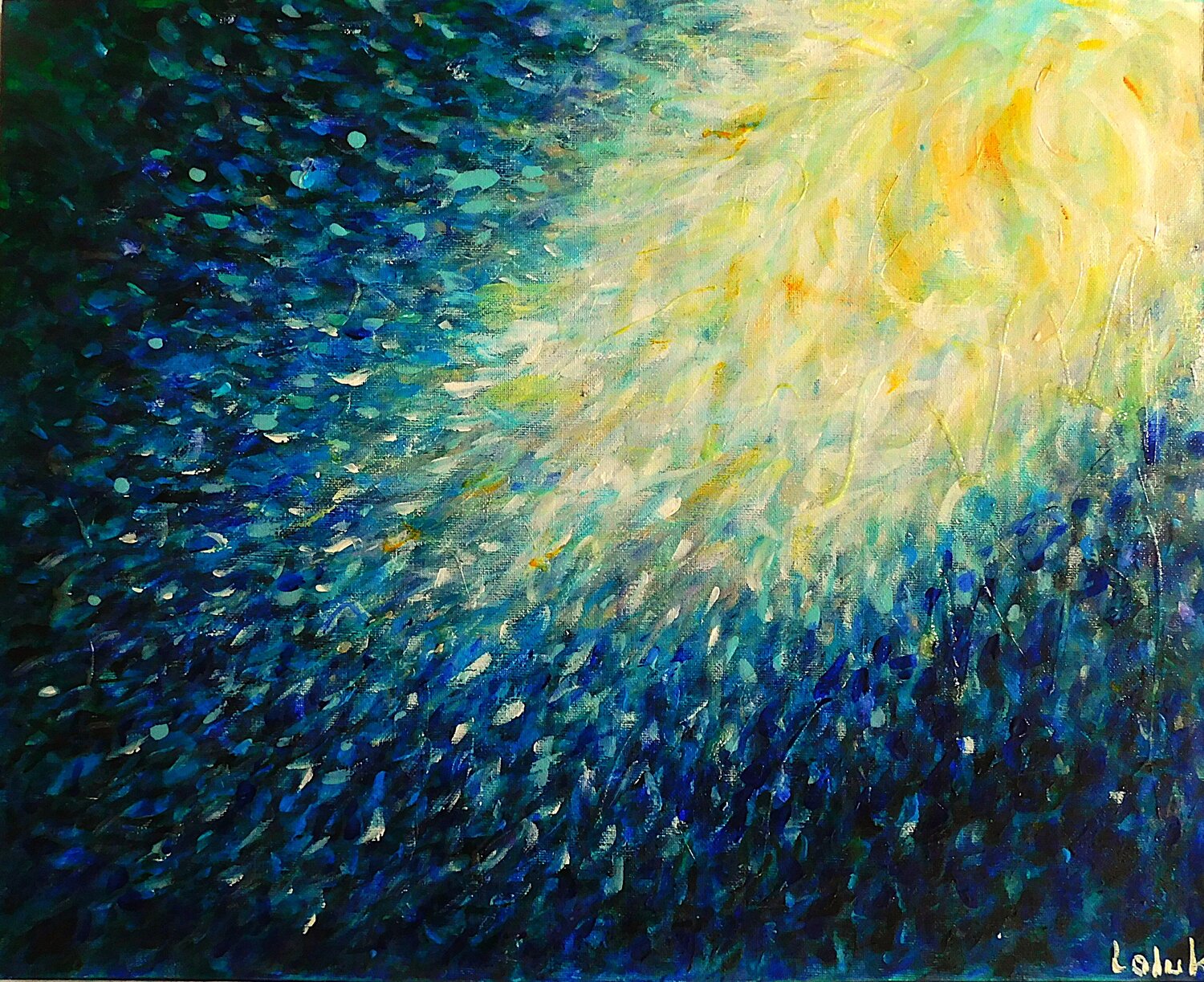 The Comet Nalan McCandless Original painting for sale