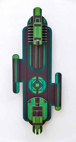 Relieve Tótem II by Fco Javier Lozano Vilardell, Painting for Sale on Select