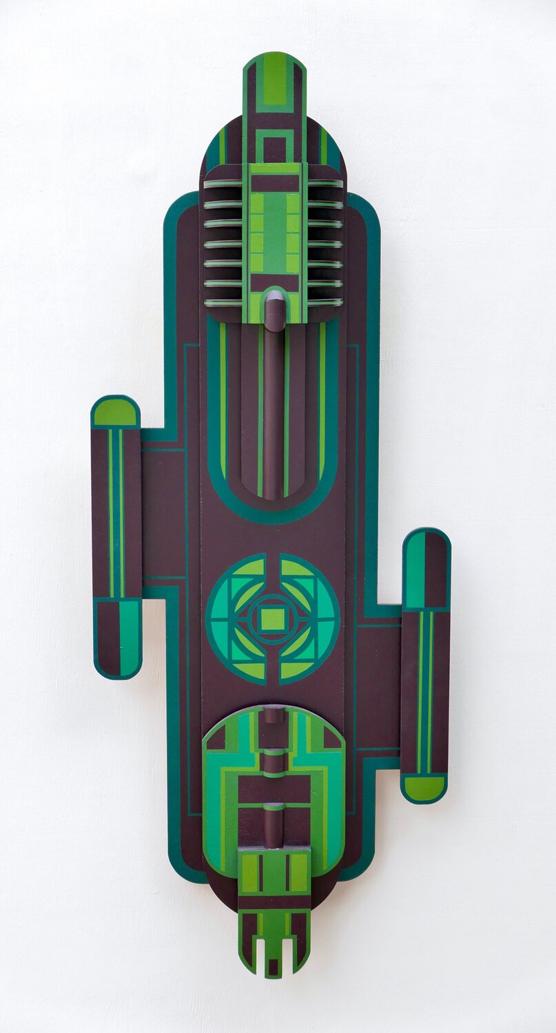 Relieve Tótem II Fco Javier Lozano Vilardell Original painting for sale
