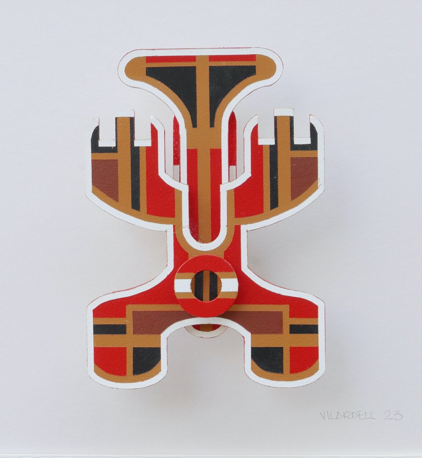 Relieve Tótem XII-II Vilardell Original painting for sale