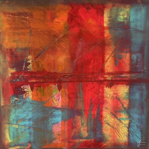 TRANSFORMATION 018 by GORAZD BRAČUN, Painting for Sale on Select