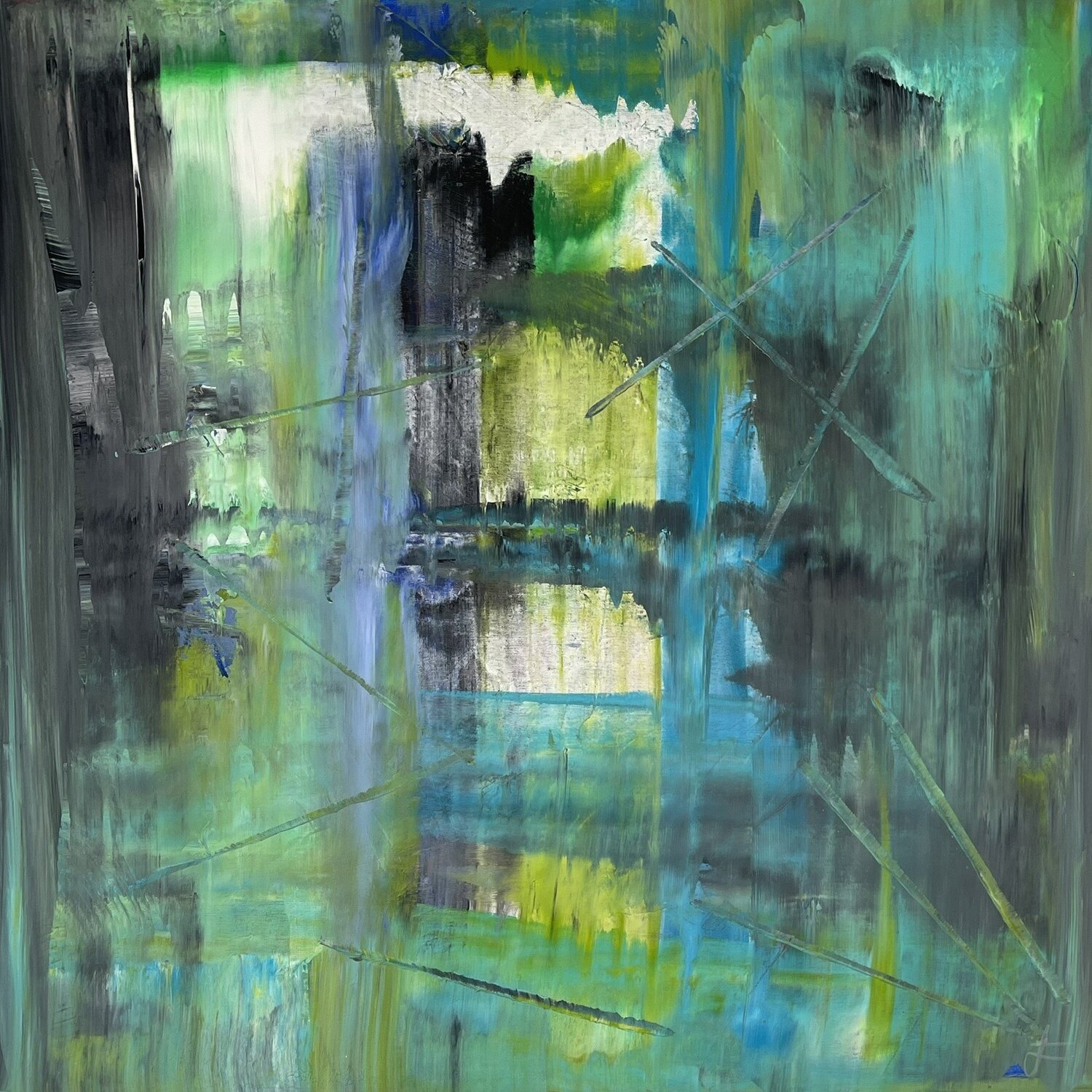 TRANSFORMATION 019 GORAZD BRAČUN Original painting for sale