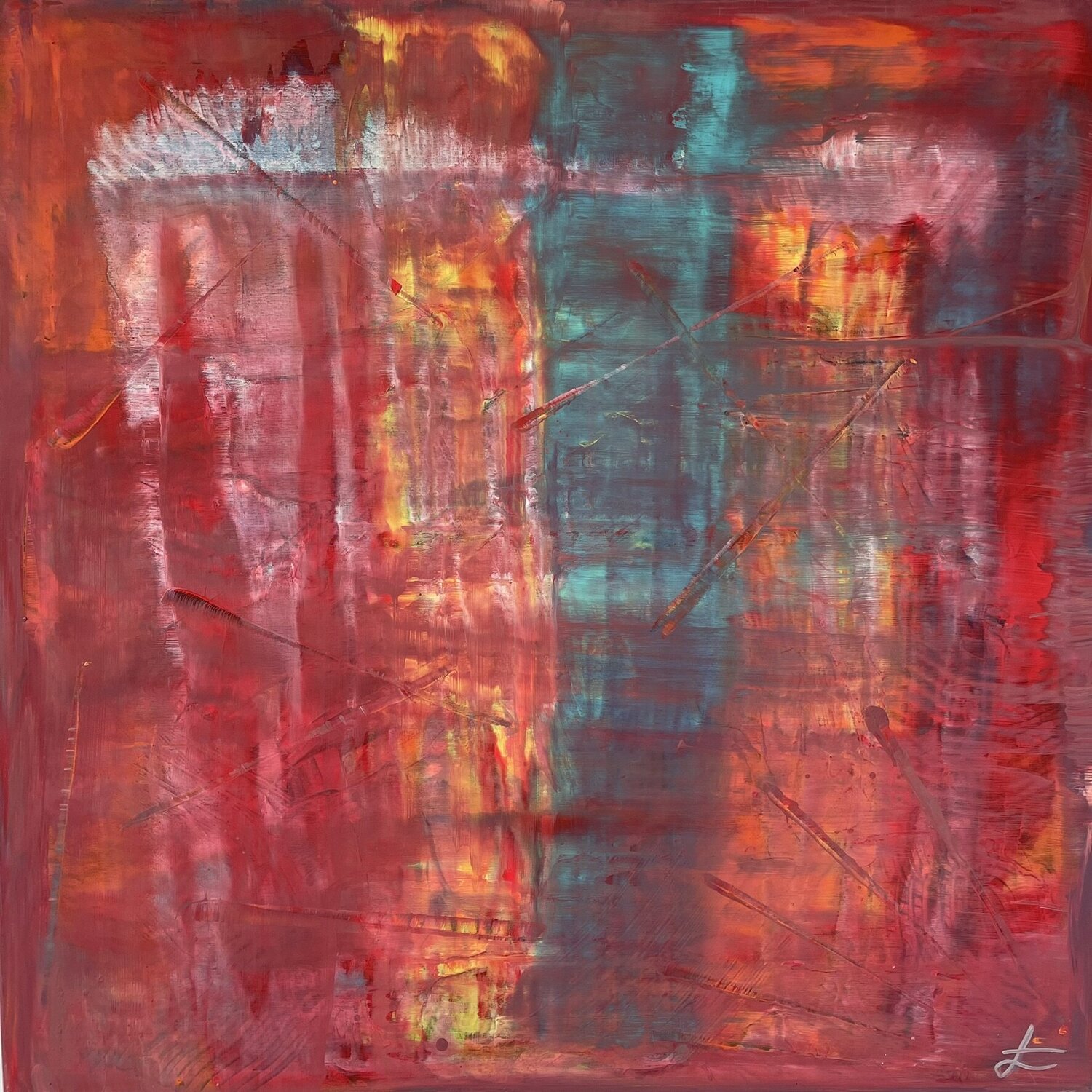 TRANSFORMATION 026 GORAZD BRAČUN Original painting for sale