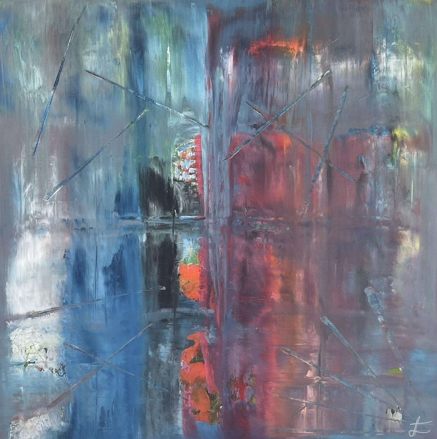 TRANSFORMATION L2 GORAZD BRAČUN Original painting for sale