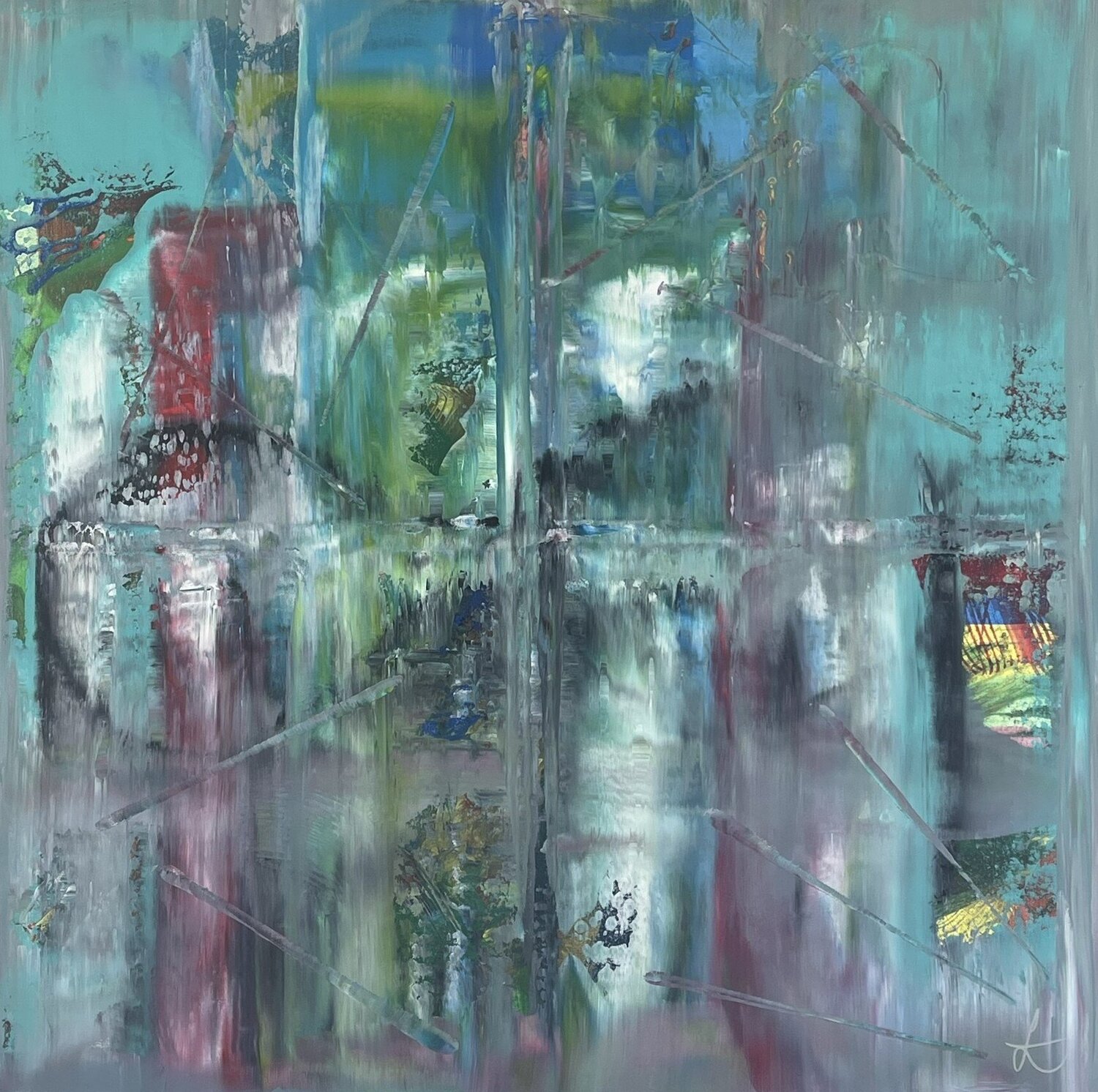 TRANSFORMATION L3 GORAZD BRAČUN Original painting for sale