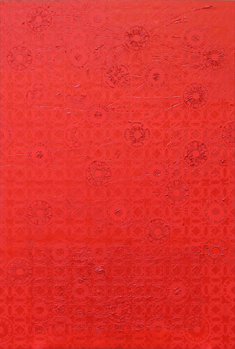 Reds Corona by Massimo Orsi, Painting for Sale on Select