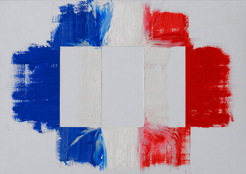 Sulla bandiera francese by Massimo Orsi, Painting for Sale on Select