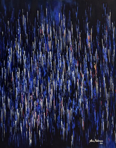 Fireflies by Alisa Shirkhanyan, Painting for Sale on Select