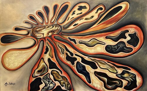 Just a Flower by Alisa Shirkhanyan, Painting for Sale on Select