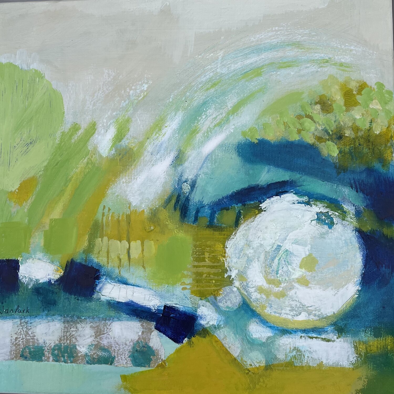 Summer Seas 1 Jan Park Original painting for sale