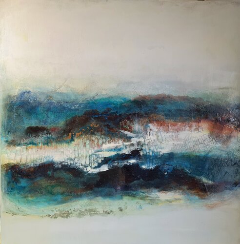 Tierra y Mar by Petra Maruschek, Painting for Sale on Select
