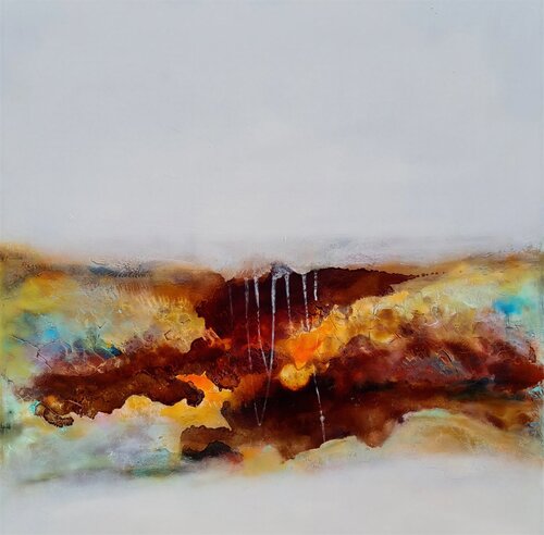 Calima / Staubwind by Petra Maruschek, Painting for Sale on Select