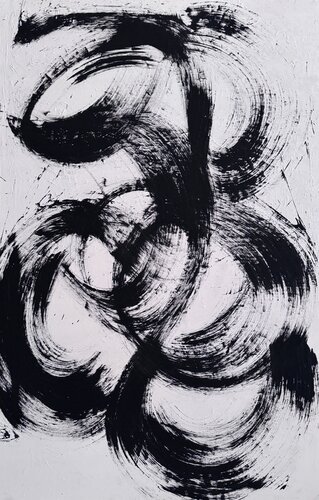 Kung Fu by Ilan Gonopolsky, Painting for Sale on Select
