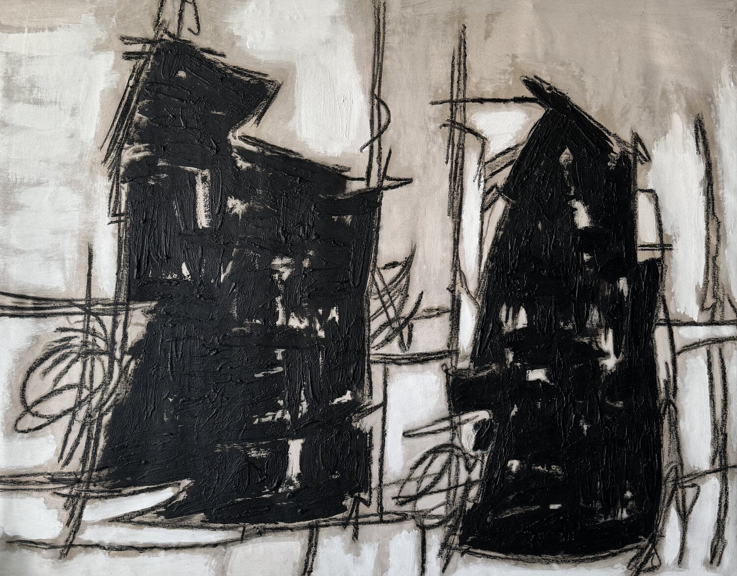 The Archons Ilan Gonopolsky Original painting for sale