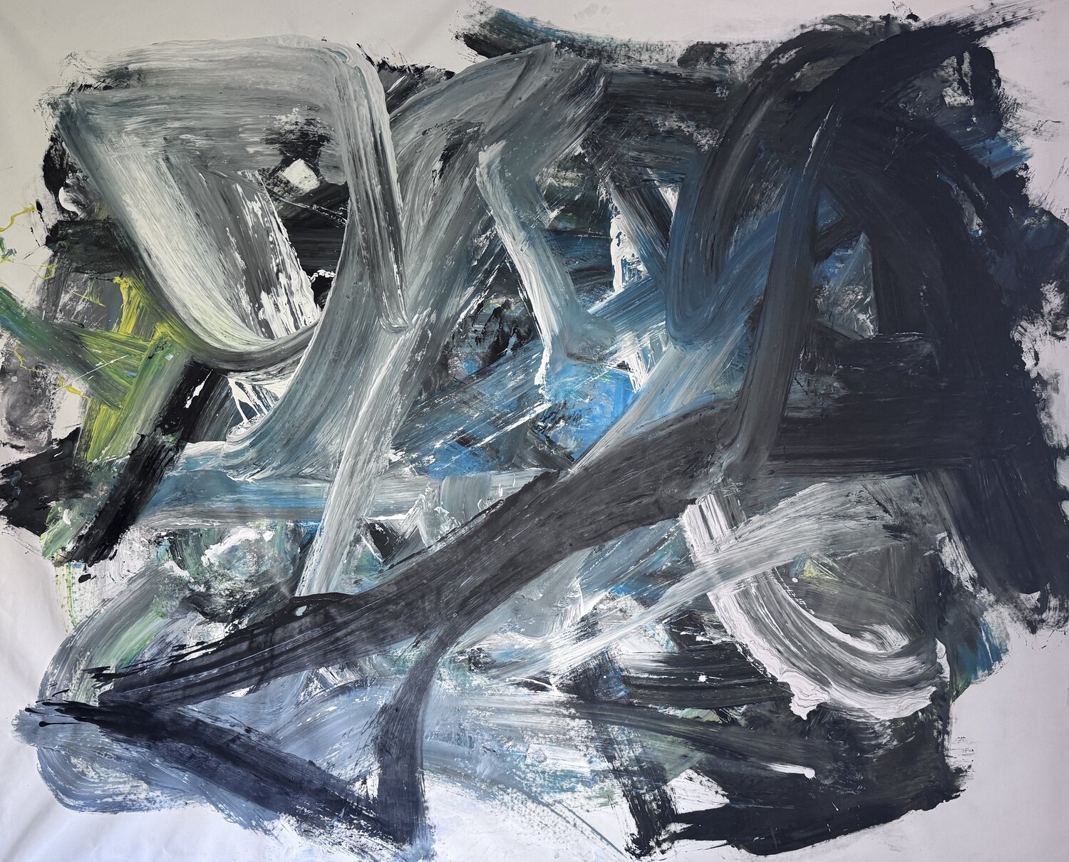 Kazuo Shiraga Ilan Gonopolsky Original painting for sale