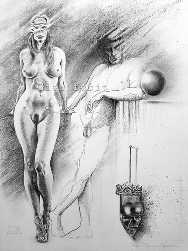 Image troublée de la virilité by Gier, Drawing for Sale on Select