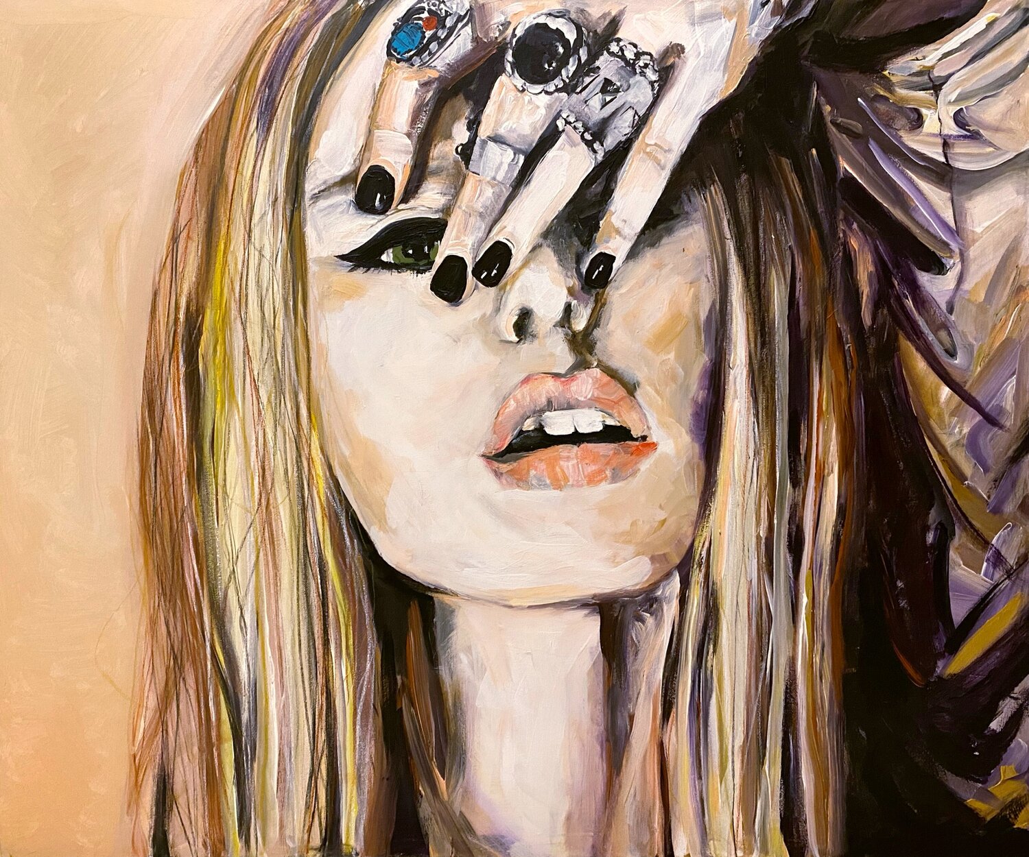 Lizzy & Jewels Anastasia Pris Original painting for sale