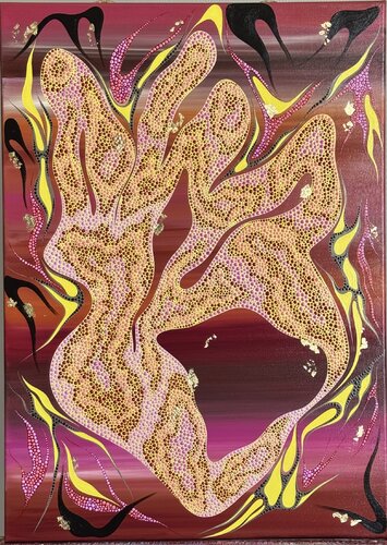 DÉVOTION by Jade Laurent, Painting for Sale on Select