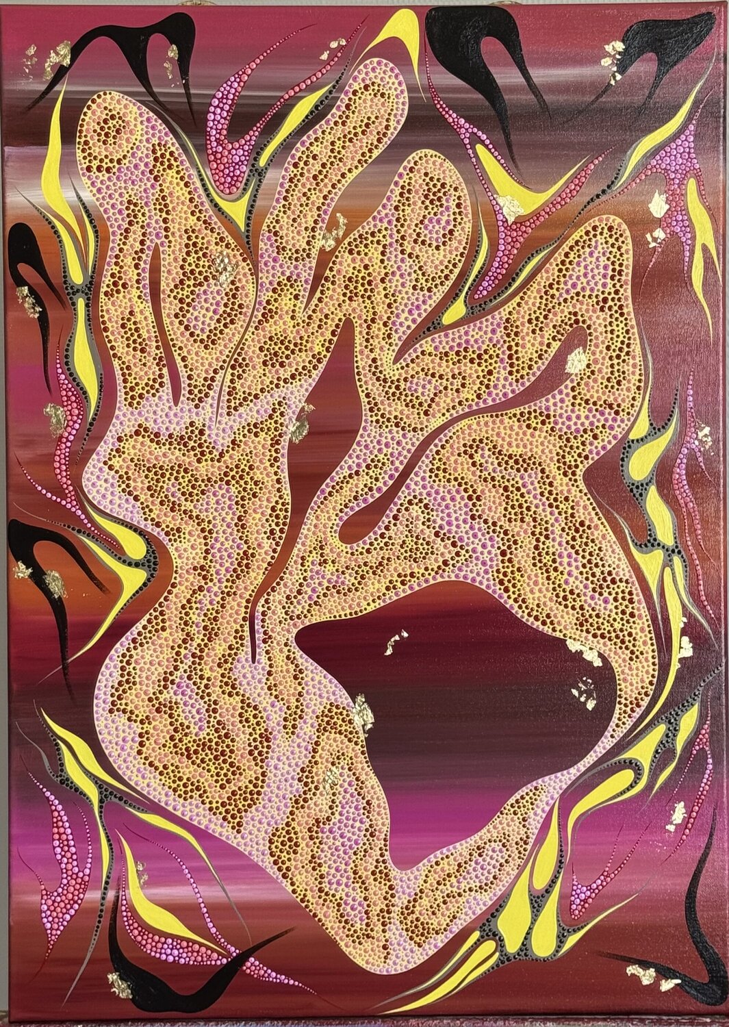 DÉVOTION Jade Laurent Original painting for sale