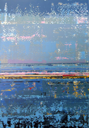 Horizons #13 100x70 2023 by Yves Hasselmann, Painting for Sale on Select