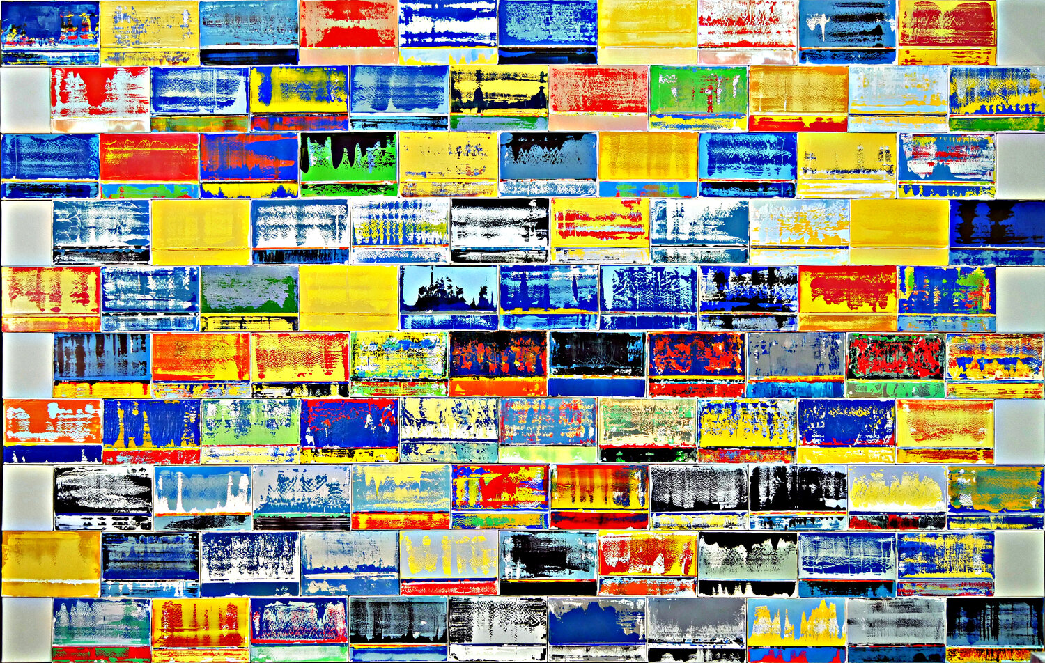 100 Lisières, un Grand Jardin Secret Yves Hasselmann Original painting for sale