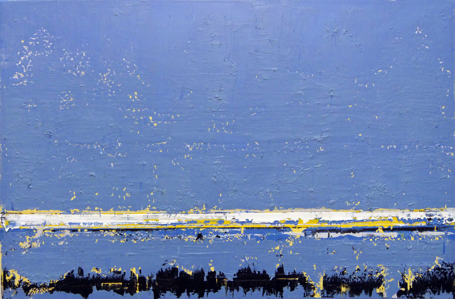 Grande LISIERE (4) 2015 Yves Hasselmann Original painting for sale