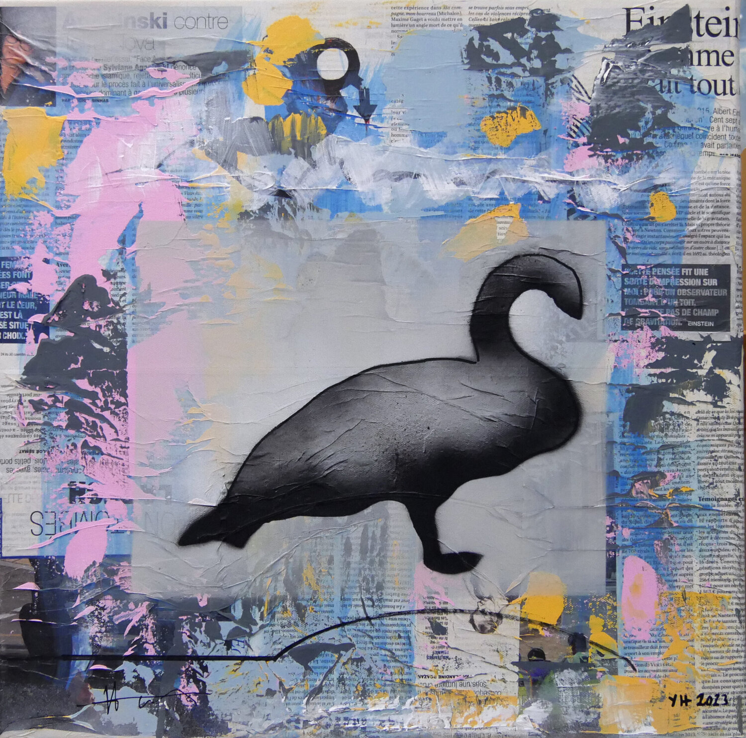 VOUVY STREET 2 Yves Hasselmann Original painting for sale