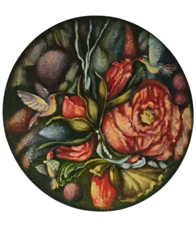 Colibers, Floral Series p.5 by Anna Brańska, Painting for Sale on Select