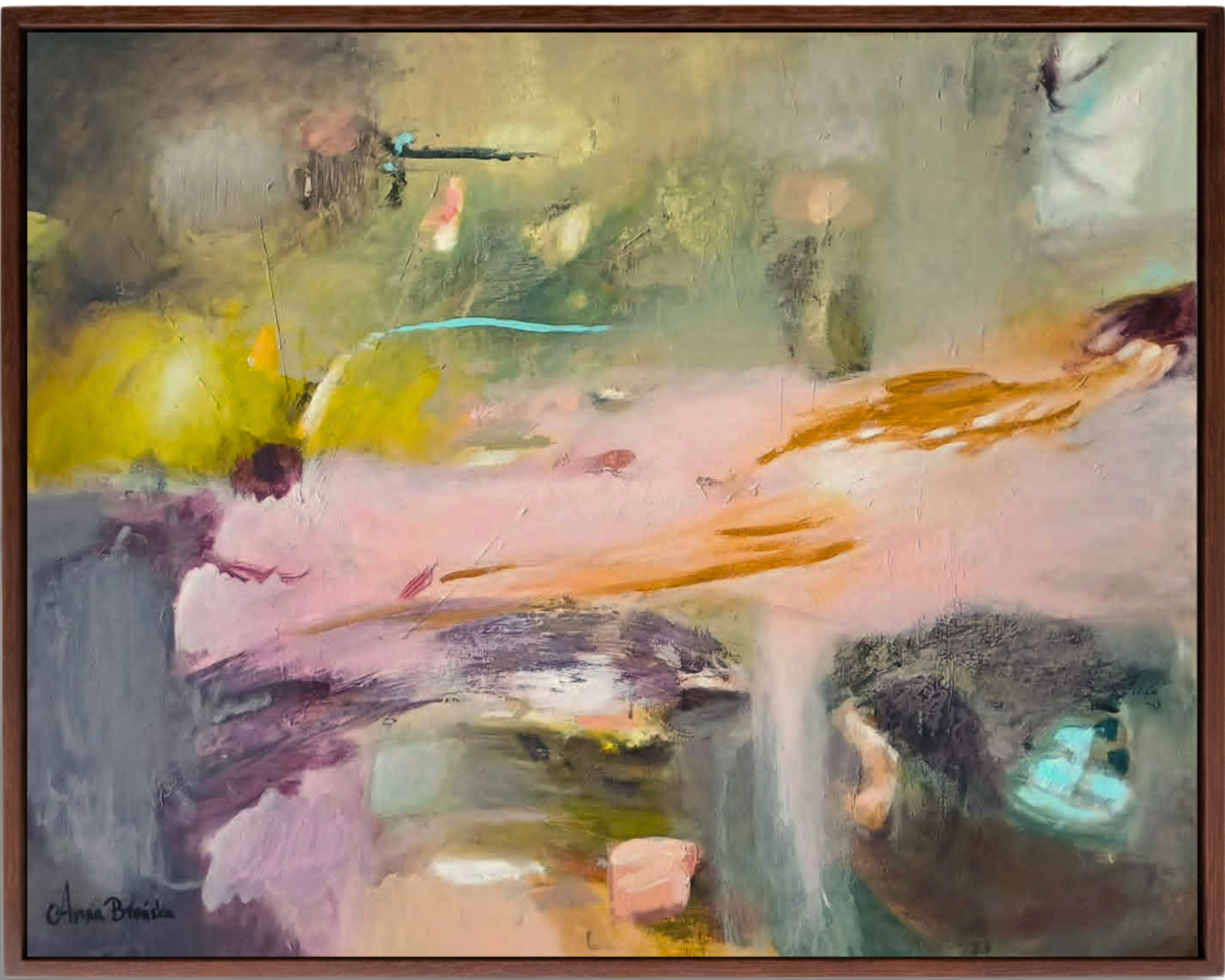 Panta Rei, floral series p.1 Anna Brańska Original painting for sale
