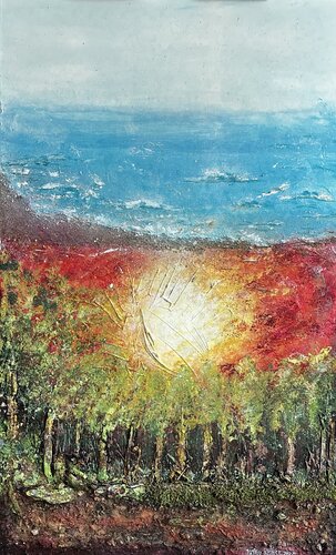Solunara – Im Herz des Ursprungs by Kathrin Richter, Painting for Sale on Select