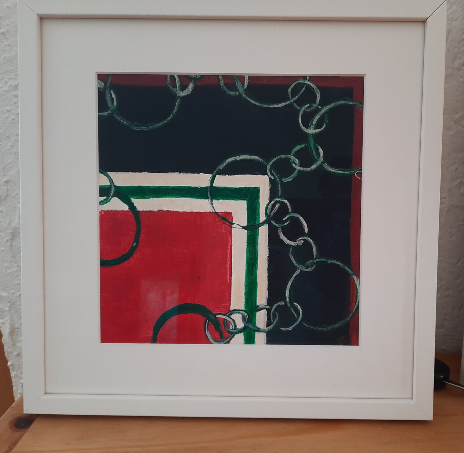 Square II Adriana Acree Original painting for sale