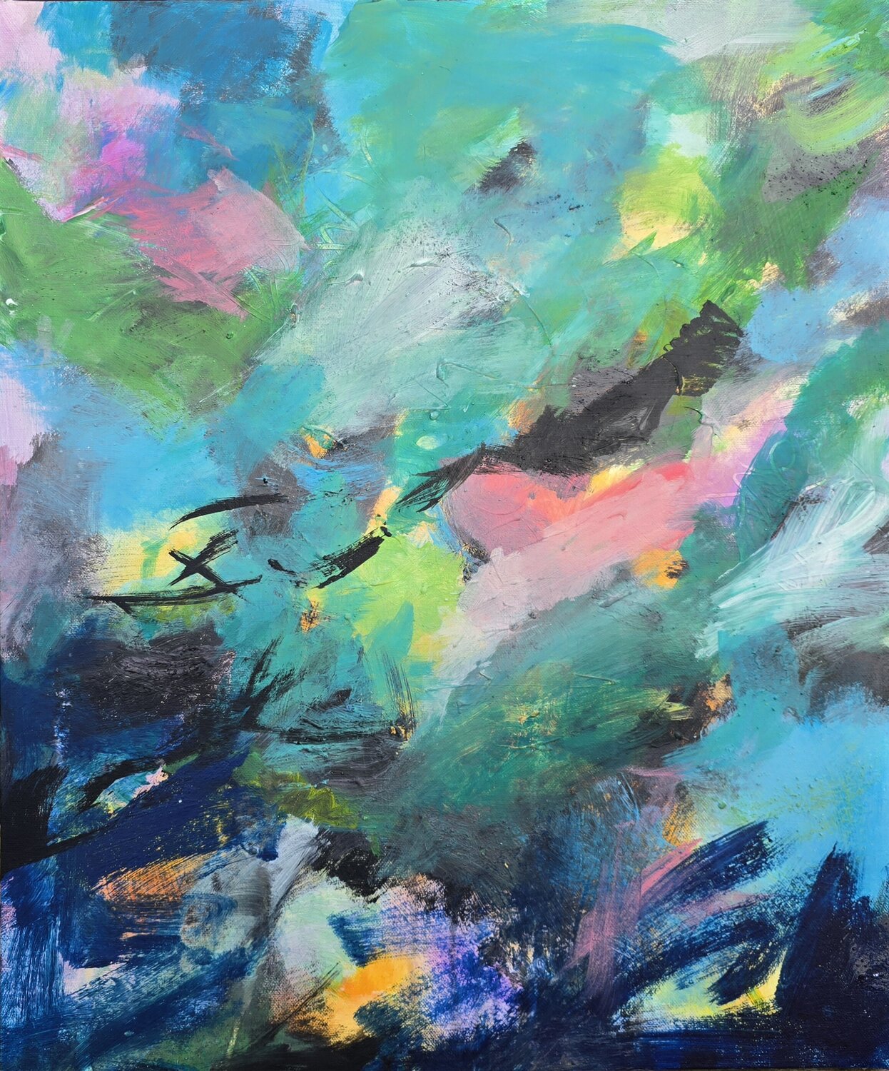 Colours of Destiny Monika Razkova Original painting for sale