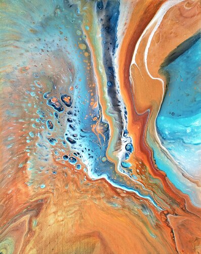 Entre Terre et Mer n1 by Rachel Corvaisier, Painting for Sale on Select