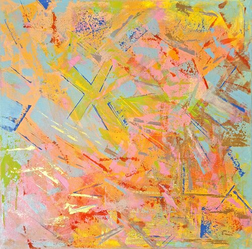 Farbenfest by Rachel Corvaisier, Painting for Sale on Select