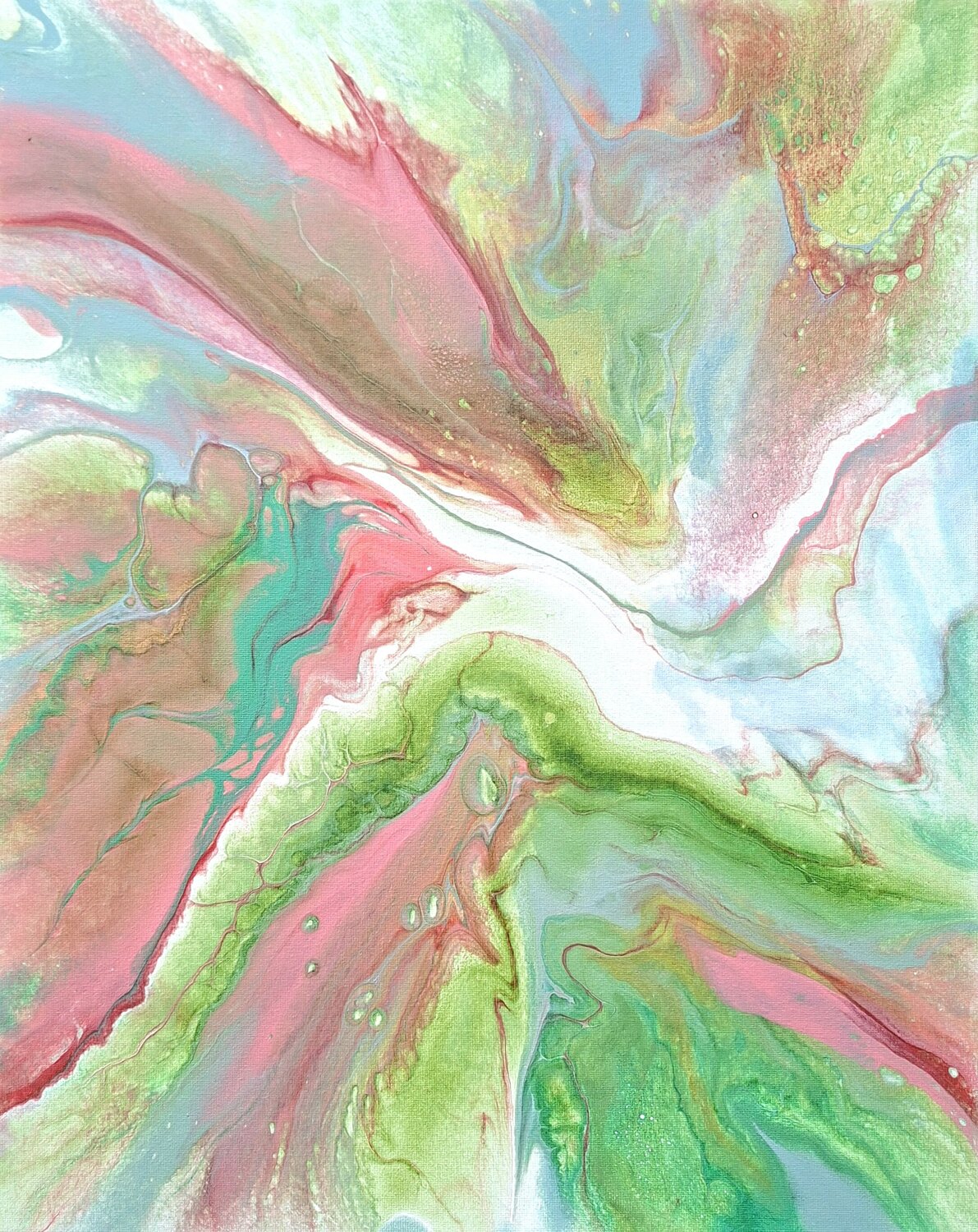 Natural movement Rachel Corvaisier Original painting for sale