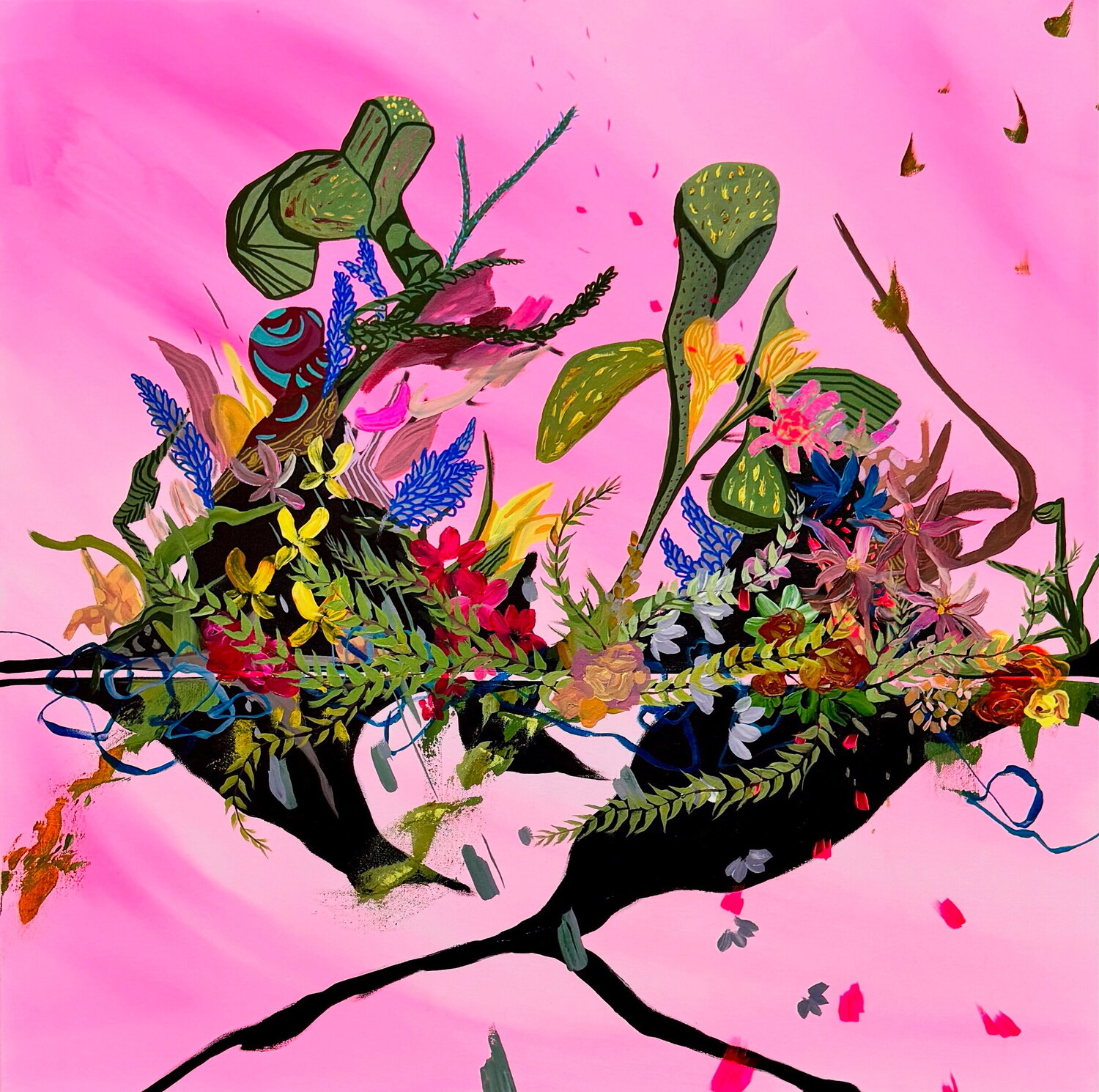 Breathe Me In Bianca Youngers Original painting for sale