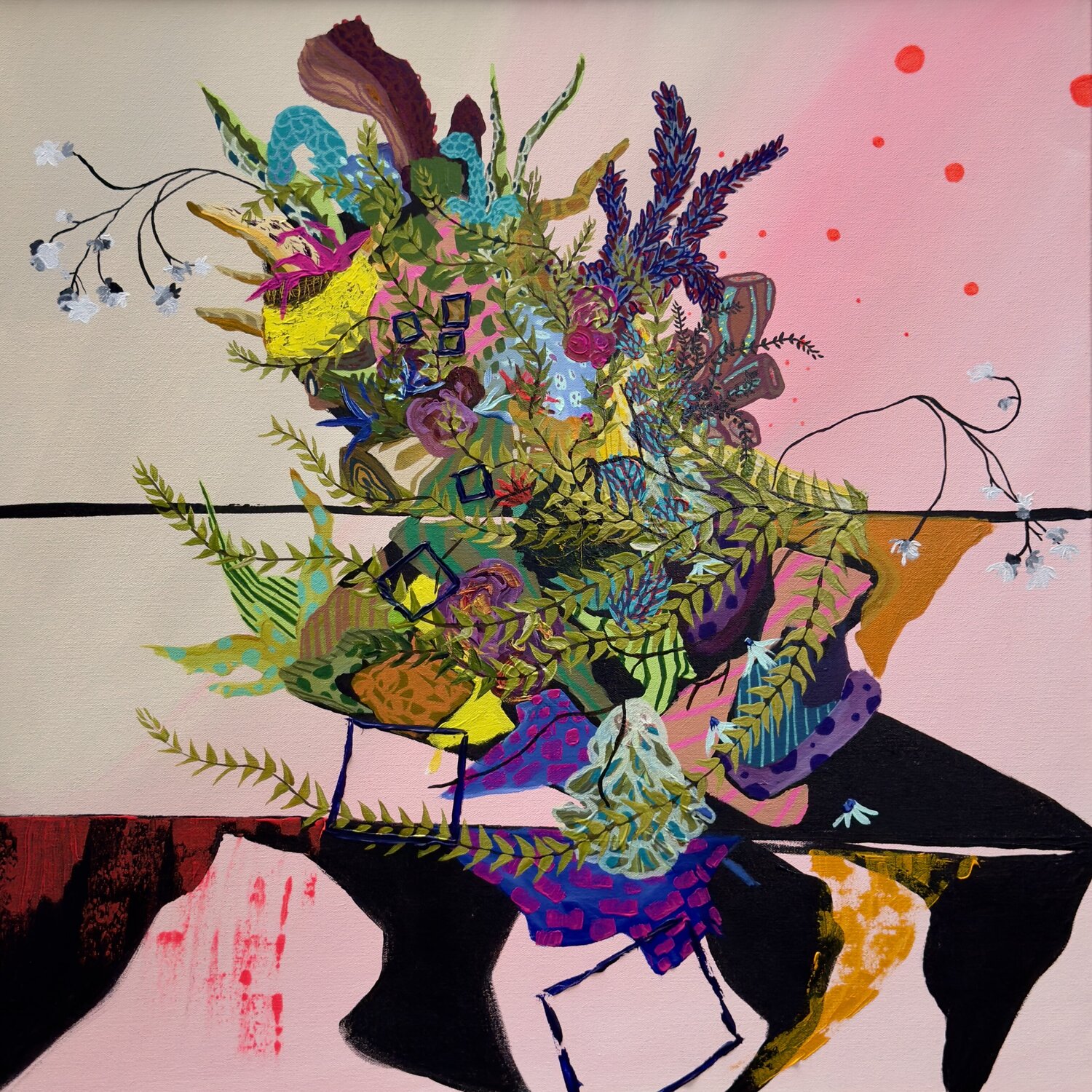 Let’s Stop Second Guessing Bianca Youngers Original painting for sale