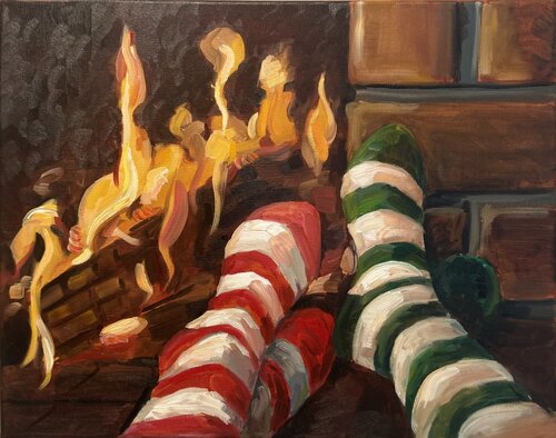 Holiday Warmth von Tori Grin, Malerei kaufen auf Select