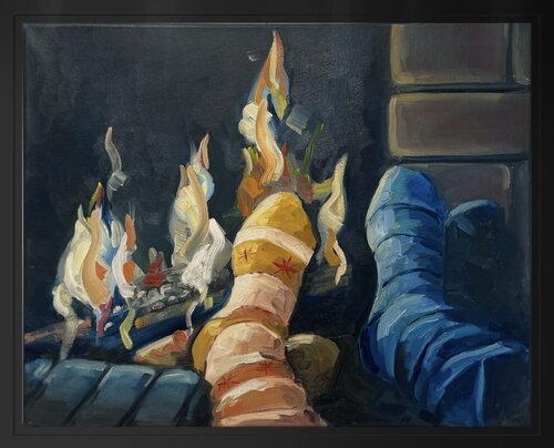 Fireside Cheer von Tori Grin, Malerei kaufen auf Select