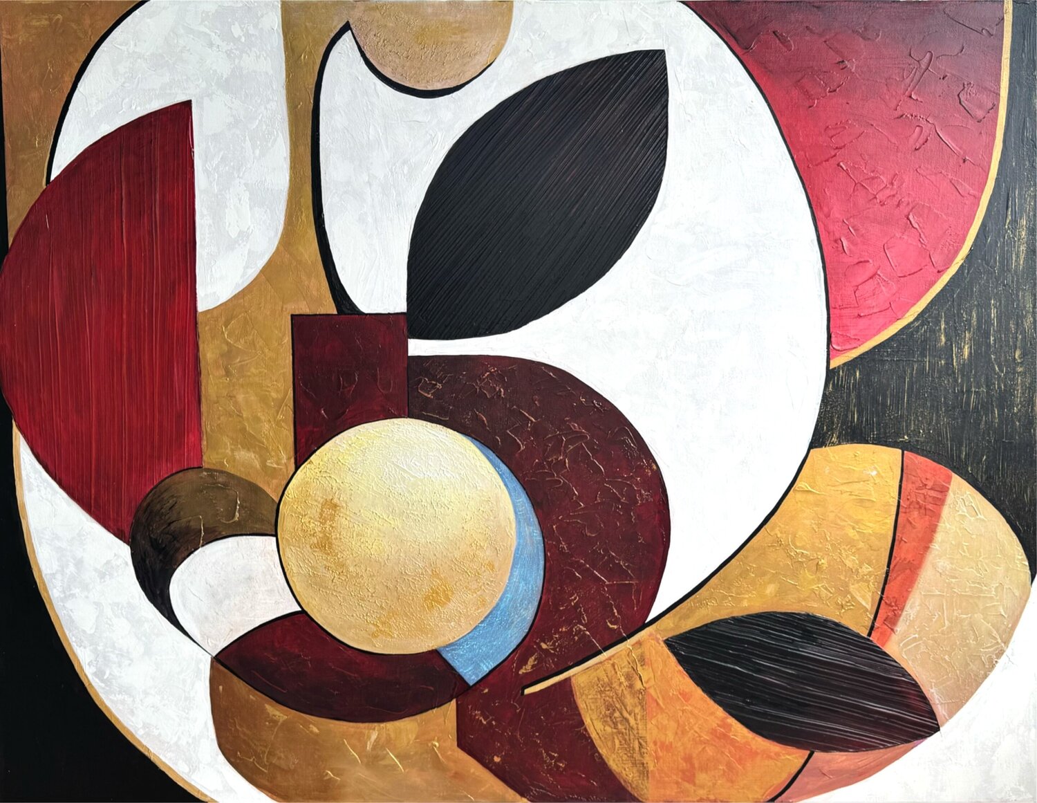 GOLDEN HARMONY Tori Grin Original painting for sale