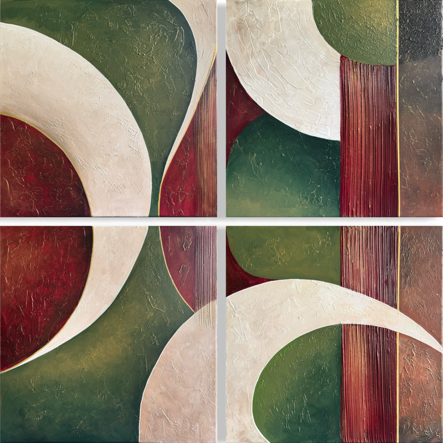 Belonging - quadriptych Tori Grin Original painting for sale