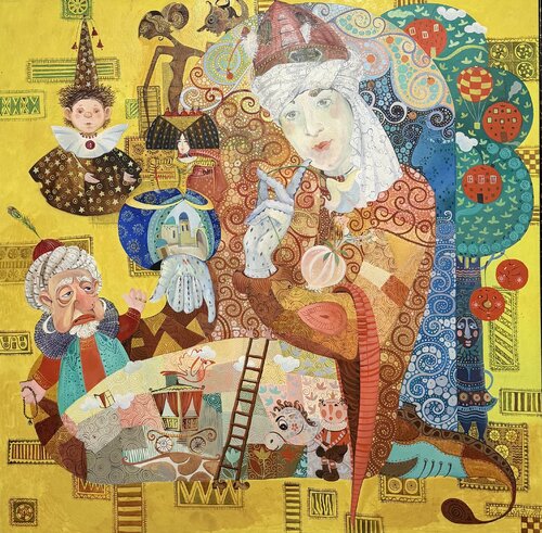 The Puppeteer by Li-Safi Mariya, Painting for Sale on Select