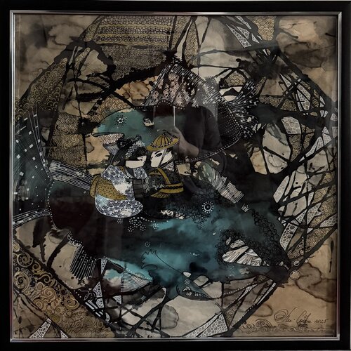 In the depths of all earthly seas, I searched for a pearl for you by Li-Safi Mariya, Painting for Sale on Select