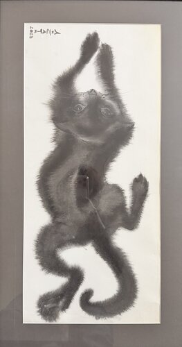 The cat - 1 by Li-Safi Mariya, Painting for Sale on Select
