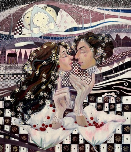 The Cherry by Li-Safi Mariya, Painting for Sale on Select