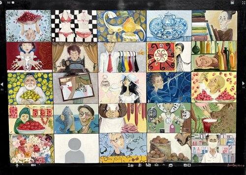 ZOOM Sellers.uz by Li-Safi Mariya, Painting for Sale on Select